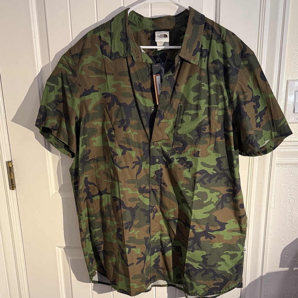North Face Men's Baytrail Pattern Camo Shirt